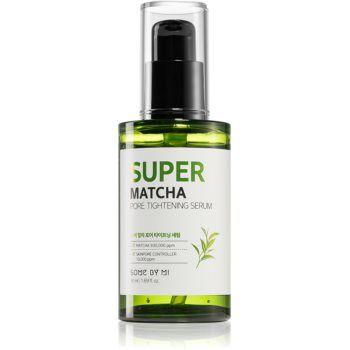 Some By Mi Super Matcha Pore Tightening ser calmant pentru piele lucioasa cu pori dilatati