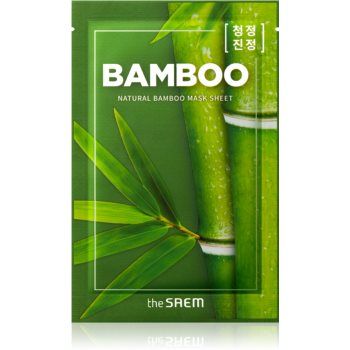 The Saem Natural Mask Sheet Bamboo masca de celule cu efect de fermitate