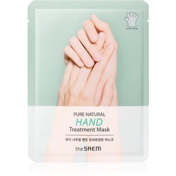 The Saem Pure Natural Hand Treatment masca hidratanta pentru maini