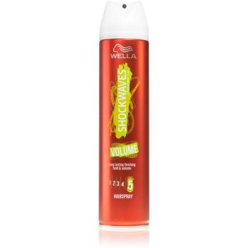 Wella Shockwaves Volume fixativ pentru păr cu fixare foarte puternică pentru volum