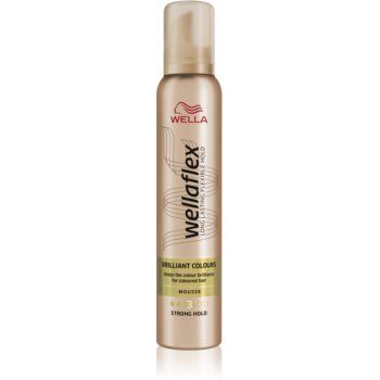 Wella Wellaflex Brilliant Color spuma fixare medie