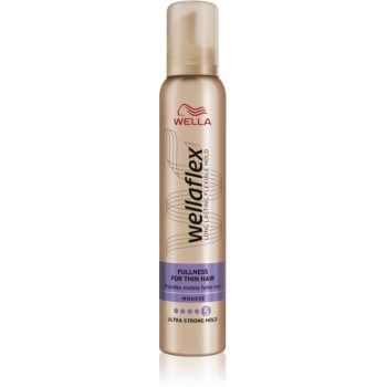 Wella Wellaflex Fullness For Thin Hair spuma cu fixare foarte puternica