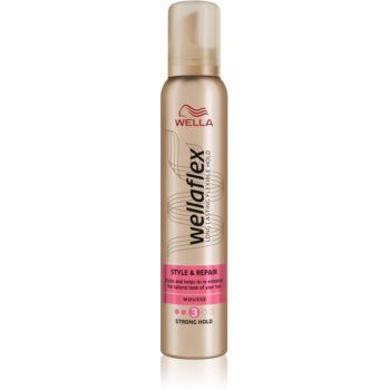 Wella Wellaflex Style & Repair spuma pentru un look natural