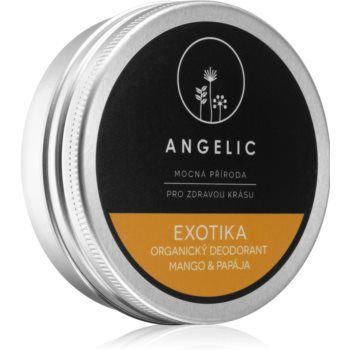 Angelic Organic deodorant  Exotica  Mango & Papaya deodorant crema calitate BIO