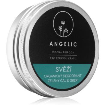 Angelic Organic deodorant  Fresh  Green tea & Grapefruit deodorant crema