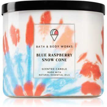 Bath & Body Works Blue Raspberry Snow Cone lumânare parfumată