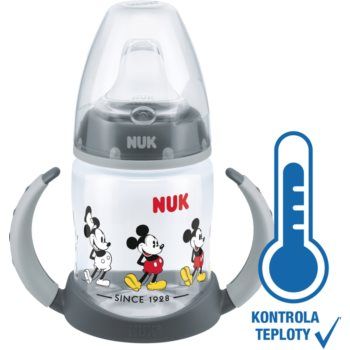 NUK First Choice Mickey Mouse cană pentru antrenament cu mânere