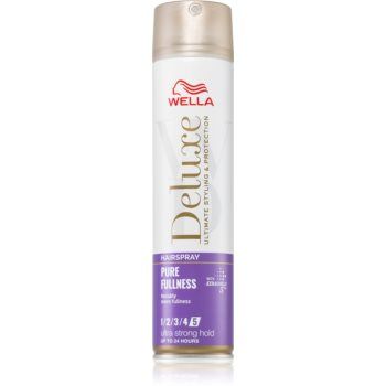 Wella Deluxe Pure Fullness fixativ pentru păr cu fixare foarte puternică pentru volum de firma original