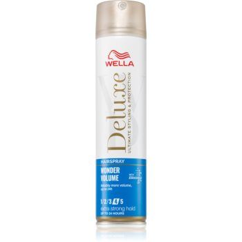 Wella Deluxe Wonder Volume fixativ cu fixare puternică pentru volum ieftin