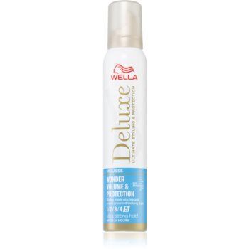 Wella Deluxe Wonder Volume & Protection spuma pentru păr cu volum