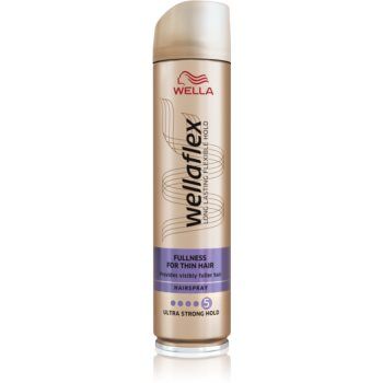 Wella Wellaflex Fullness For Thin Hair fixativ pentru păr cu fixare foarte puternică pentru flexibilitate si volum ieftin