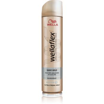 Wella Wellaflex Shine & Hold fixativ pentru păr cu fixare foarte puternică pentru stralucire