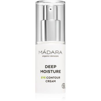 Mádara DEEP MOISTURE cremă iluminatoare împotriva cearcănelor și a pungilor de sub ochi