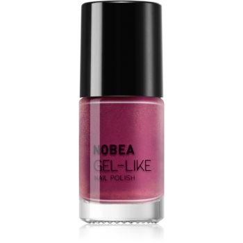 NOBEA Metal Gel-like Nail Polish lac de unghii cu efect de gel