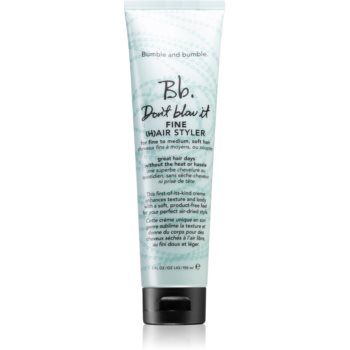 Bumble and bumble Don't Blow It Fine (H)air Styler tratament de hidratare fara clatire pentru par fin