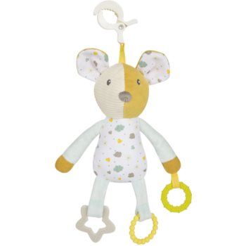 Canpol babies Mouse animăluț moale, de jucărie cu clips Canpol babies Mouse animăluț moale, de jucărie cu clips