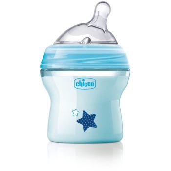 Chicco Natural Feeling Blue biberon pentru sugari