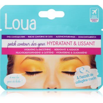 Loua Eyes Contour Strips Hydrating & Smoothing masca pentru ochi sub formă de plasturi