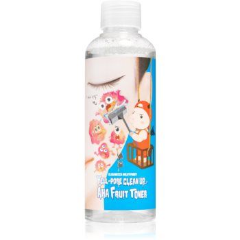 Elizavecca Milky Piggy Hell-Pore Clean Up AHA Fruit Toner tonic pentru reducerea porilor dilatati cu efect exfoliant de firma originala