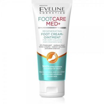 Crema unguent pentru picioare, Eveline Cosmetics, Food Care Med+, 100 ml