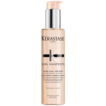 Gel-crema pentru Definirea Buclelor - Kerastase Curl Manifesto Gelee Curl Contour Curl Enhancing Defining Gel-cream for Curly, Very Curly and Coily Hair, 150 ml de firma originala