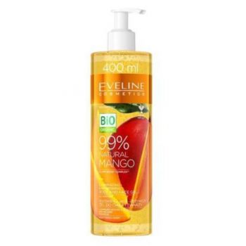 Gel pentru fata si corp, Eveline Cosmetics, Bio Organic, 99% Natural Mango, 400 ml