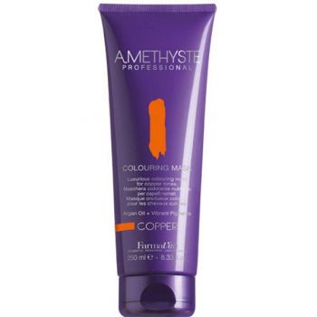 Masca de Par Coloranta - FarmaVita Amethyste Professional Colouring Mask, nuanta Copper, 250 ml ieftina