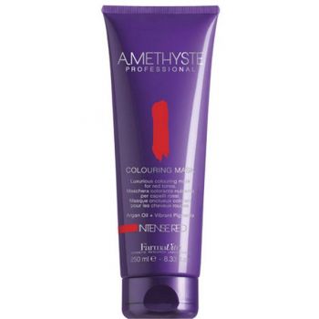 Masca de Par Coloranta - FarmaVita Amethyste Professional Colouring Mask, nuanta Intense Red, 250 ml de firma originala