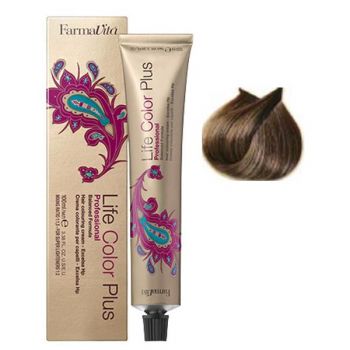 Vopsea Permanenta - FarmaVita Life Color Plus Professional, nuanta 6.31 Dark Golden Ash Blonde, 100 ml ieftina