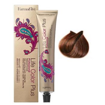 Vopsea Permanenta - FarmaVita Life Color Plus Professional, nuanta 6.43 Dark Copper Golden Blonde, 100 ml Vopsea Permanenta - FarmaVita Life Color Plus Professional, nuanta 6.43 Dark Copper Golden Blonde, 100 ml