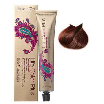 Vopsea Permanenta - FarmaVita Life Color Plus Professional, nuanta 6.46 Dark Copper Red Blonde, 100 ml ieftina