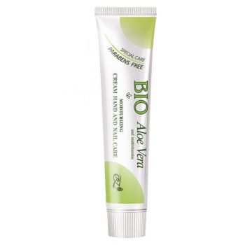 Crema hidratanta pentru maini si unghii cu Aloe Vera Rosa Impex, 45 ml ieftina