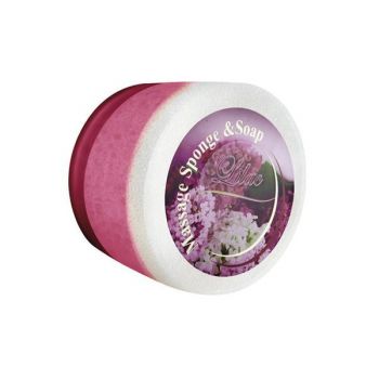 Sapun cu burete Flori de liliac  - Fine Perfumery 70g