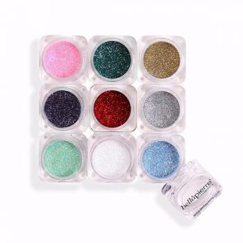 Set 9 sclipici minerali Glamorous Glitter 15.75 g BellaPierre