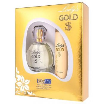 Set cadou Lucky Lady's Gold $ 60ml + 85ml