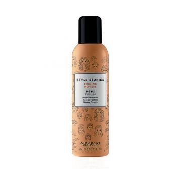 Spuma Fixativa cu Fixare Puternica - Alfaparf Milano Style Stories Firming Mousse, 250ml de firma originala