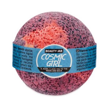 Bila de Baie Efervescenta cu Aroma de Cirese Cosmic Girl Beauty Jar, 150 g