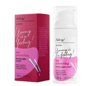 Crema de Noapte pentru Ameliorarea Ridurilor si Fermitate Young is A feeling Kilig Woman, 50 ml