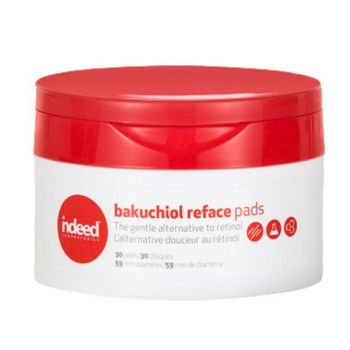 Dischete Anti-Aging cu Niacinamida si Bakuchinol Reface Pads Indeed Labs, 30 buc la reducere