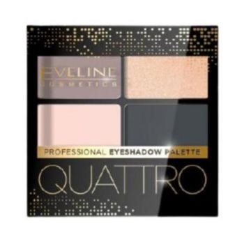 Fard de pleoape, Eveline Cosmetics, Quattro Eyeshadow, nuanta 02, 3.2g