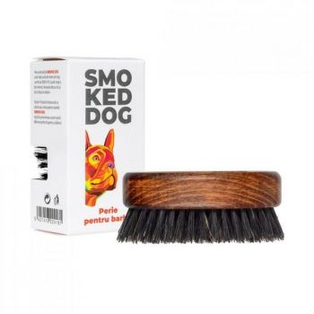 Perie de barba Smoked Dog 100% din par de mistret ieftin