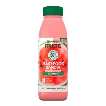 Sampon Revitalizant cu Pepene Verde pentru Par Tern - Garnier Fructis Hair Food Sandia Revitalizante Champu Pelo Apagado, Sin Vida, 350 ml de firma original