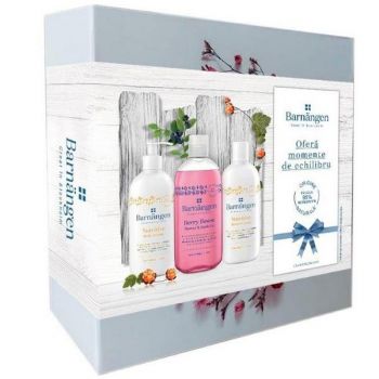 Set Cadou Barnangen - Gel de Dus 400 ml + Crema de Dus 400 ml + Lotiune de Corp 400 ml la reducere