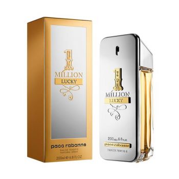 Apa de Toaleta Paco Rabanne 1 Million Lucky, Barbati, 200 ml