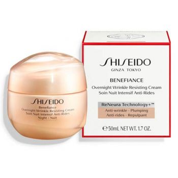 Crema Hidratanta de Noapte Antrid - Shiseido Benefiance Overnight Wrinkle Resisting Cream, 50 ml de firma original