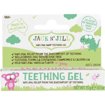 Jack N’ Jill Teething Gel gel calmant pentru creșterea dinților de lapte