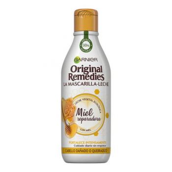 Lapte de Par Reparator cu Miere - Garnier Original Remedies La Mascherilla-Leche Miel Reparadora Cabello Danado O Quebradizo, 250 ml ieftina