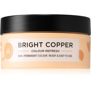 Maria Nila Colour Refresh Bright Copper mască fină de hrănire fără pigmenți permanenți de culoare