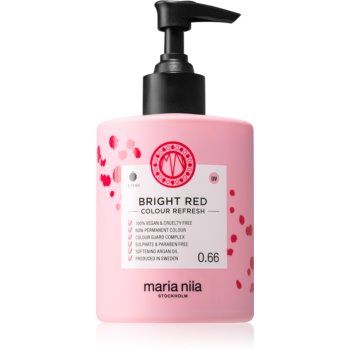 Maria Nila Colour Refresh Bright Red mască fină de hrănire fără pigmenți permanenți de culoare de firma originala