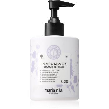 Maria Nila Colour Refresh Pearl Silver mască fină de hrănire fără pigmenți permanenți de culoare de firma originala